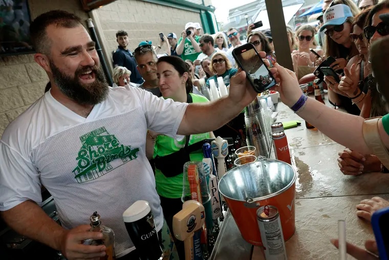 Jason Kelce fell in love with Sea Isle and raised more than $100K for the Eagles Autism Foundation