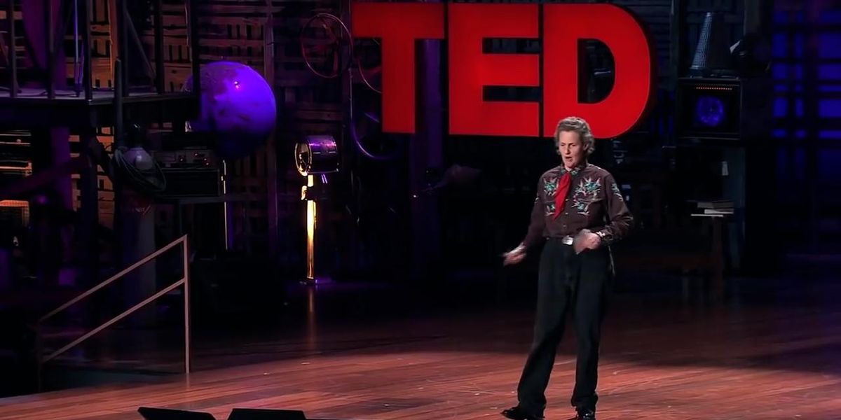 Temple Grandin explains how folks with autism literally see the world in a different way